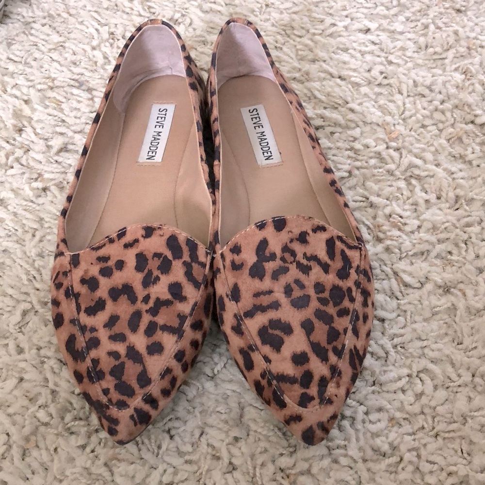 Steve Madden cheetah flats